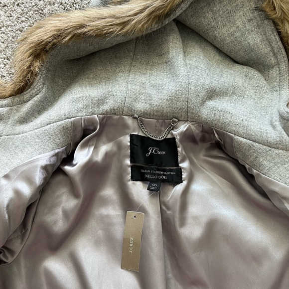 J. Crew Gray Chateau Parka - Picture 4 of 7